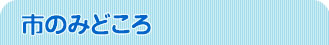市のみどころ